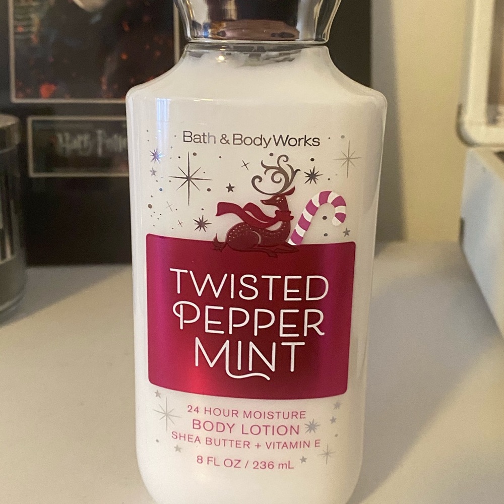 NEW Bath and Body Works Twisted Peppermint Lotion